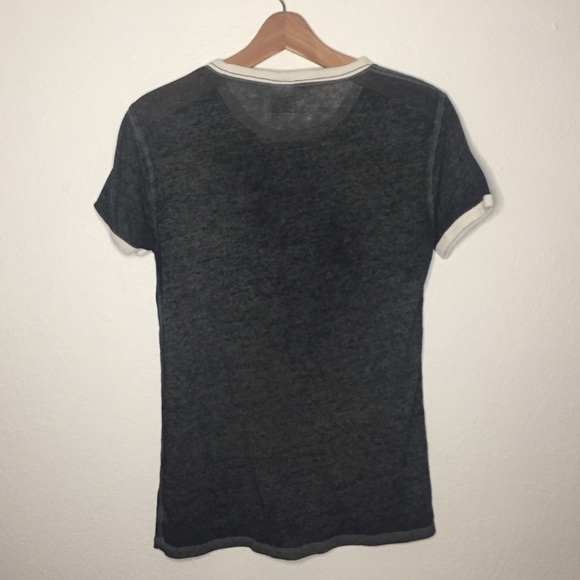 PINK Sporty Black and White Tee - Picture 4 of 4